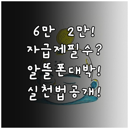 매달 통신비 6만원에서 2만원대로 바..
