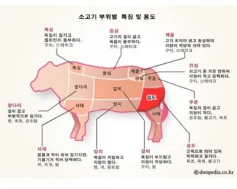 소고기 설도 부위 특징 및 요리 추천 레시피 가이드_2