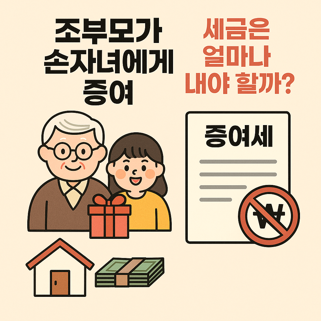 손자녀에게 증여하면 절세가 될까?