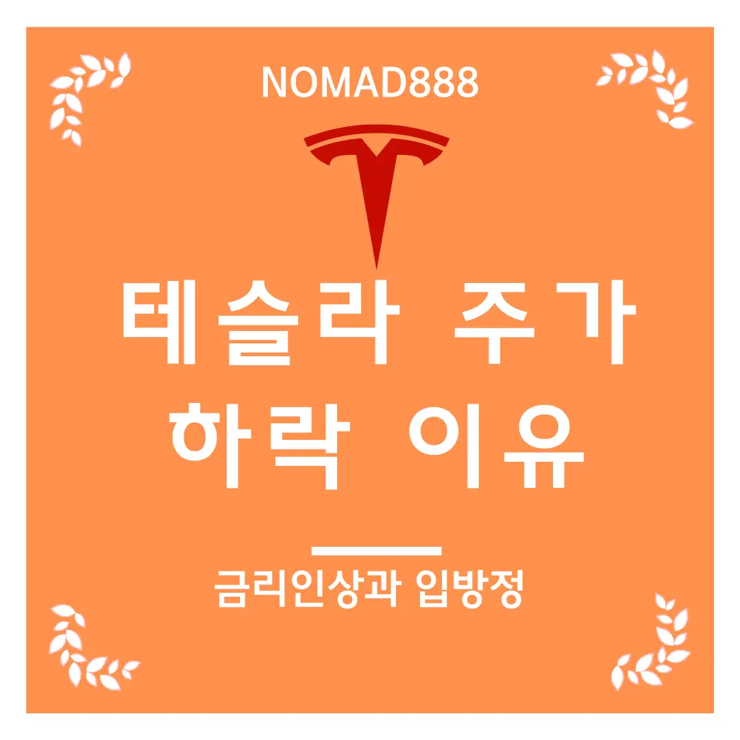 테슬라 주가 하락 이유 썸네일