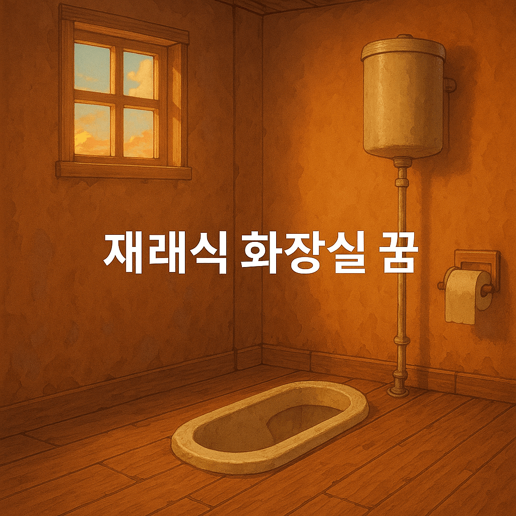재래식 화장실 꿈 해몽