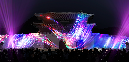 광복 기념 미디어 파사드