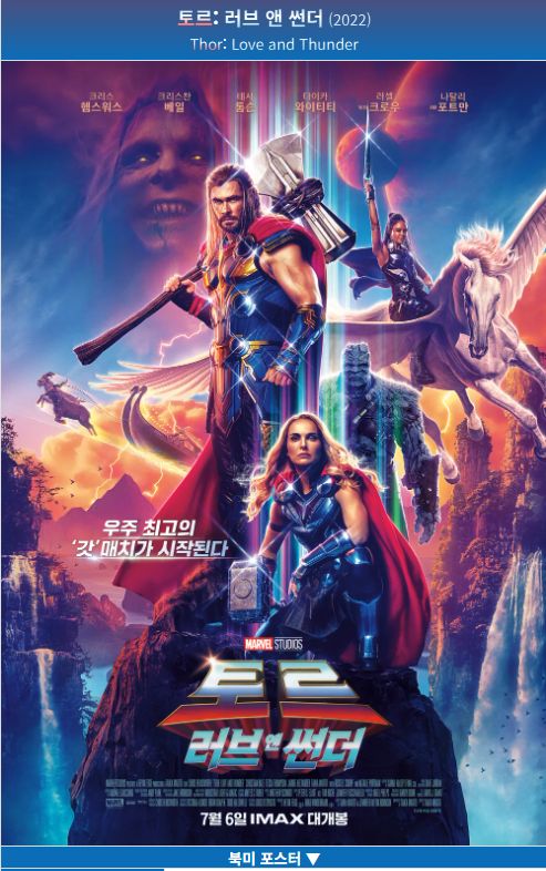 토르: 러브 앤 썬더 (Thor: Love and Thunder, 2022) 포스터 사진