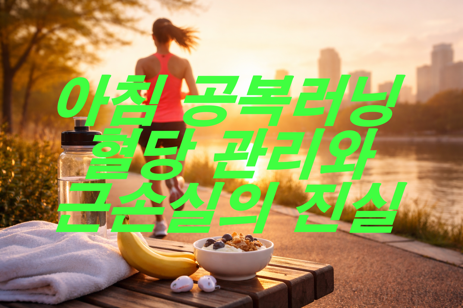 아침 공복 러닝, 혈당 관리와 근손실의 진실