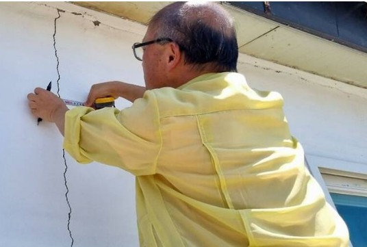 전북 부안 지진피해 현장