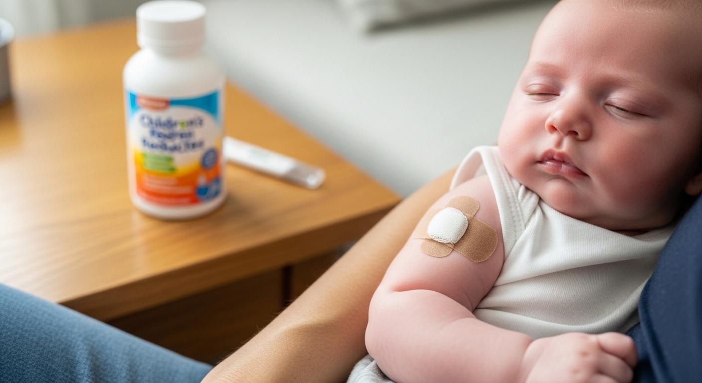 아기 예방접종 열 해열제