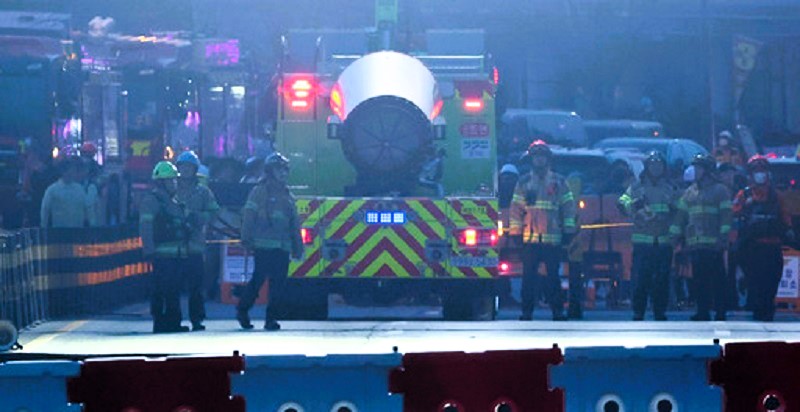 광명 주민 대피- 2300명 불안 속 이동