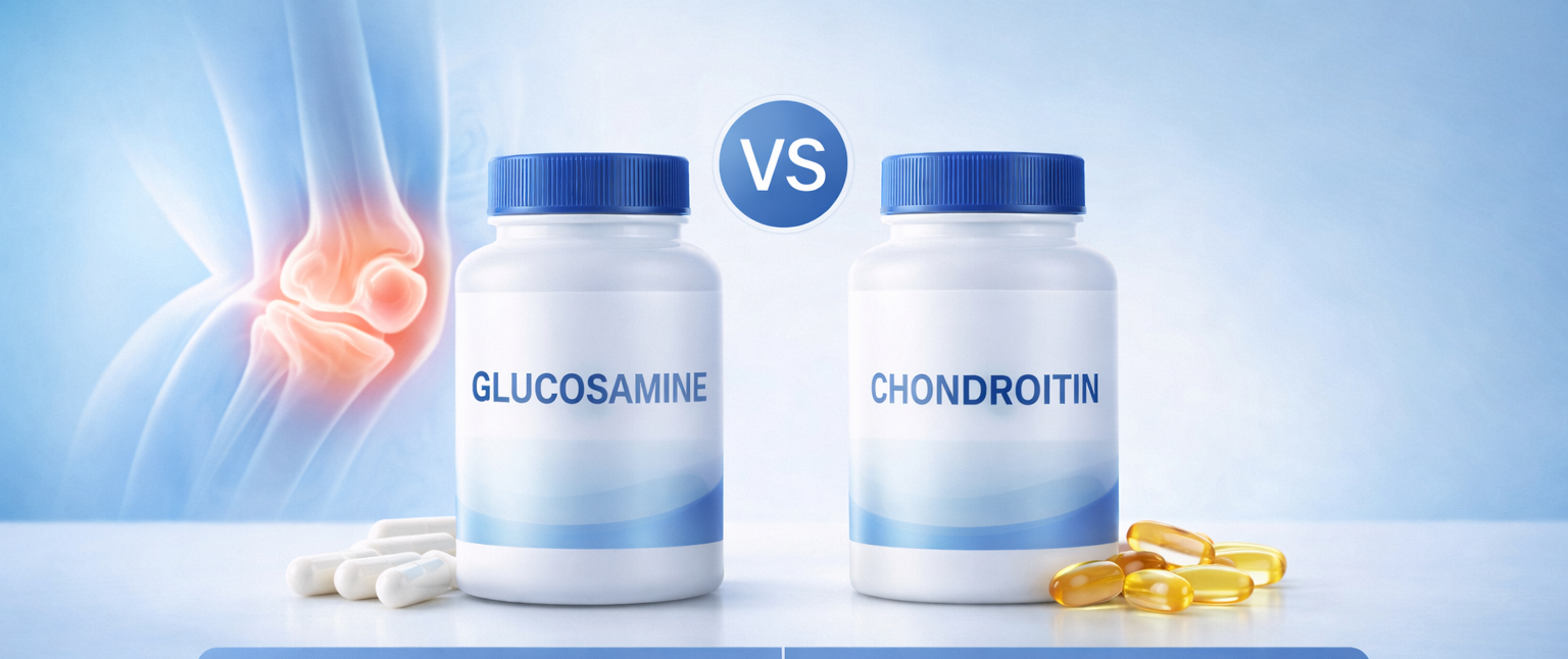 관절 영양제 비교｜글루코사민 vs 콘드로이틴