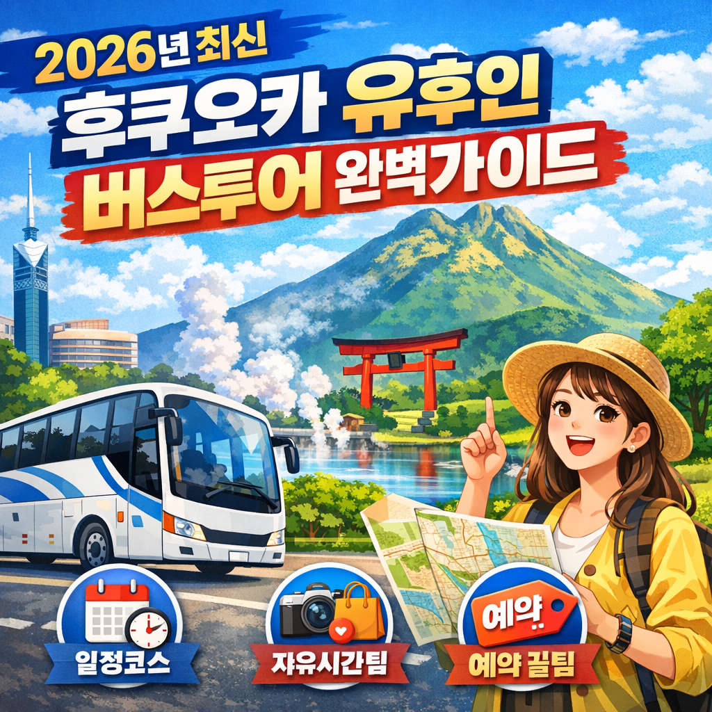 2026 -후쿠오카 -유후인- 버스투어 -완벽 가이드