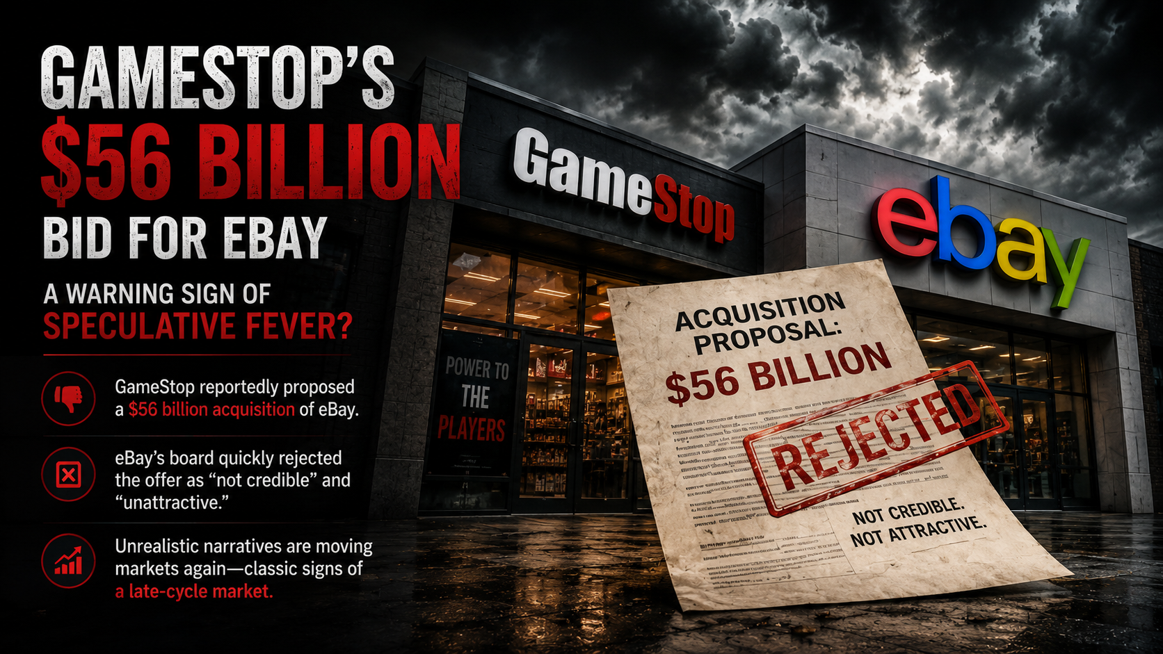 GameStop meme stock speculation illustration