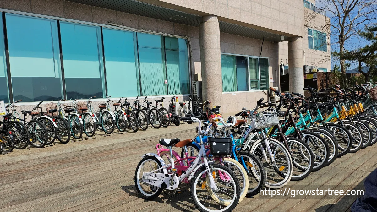 금호통영마리나 자전거 대여