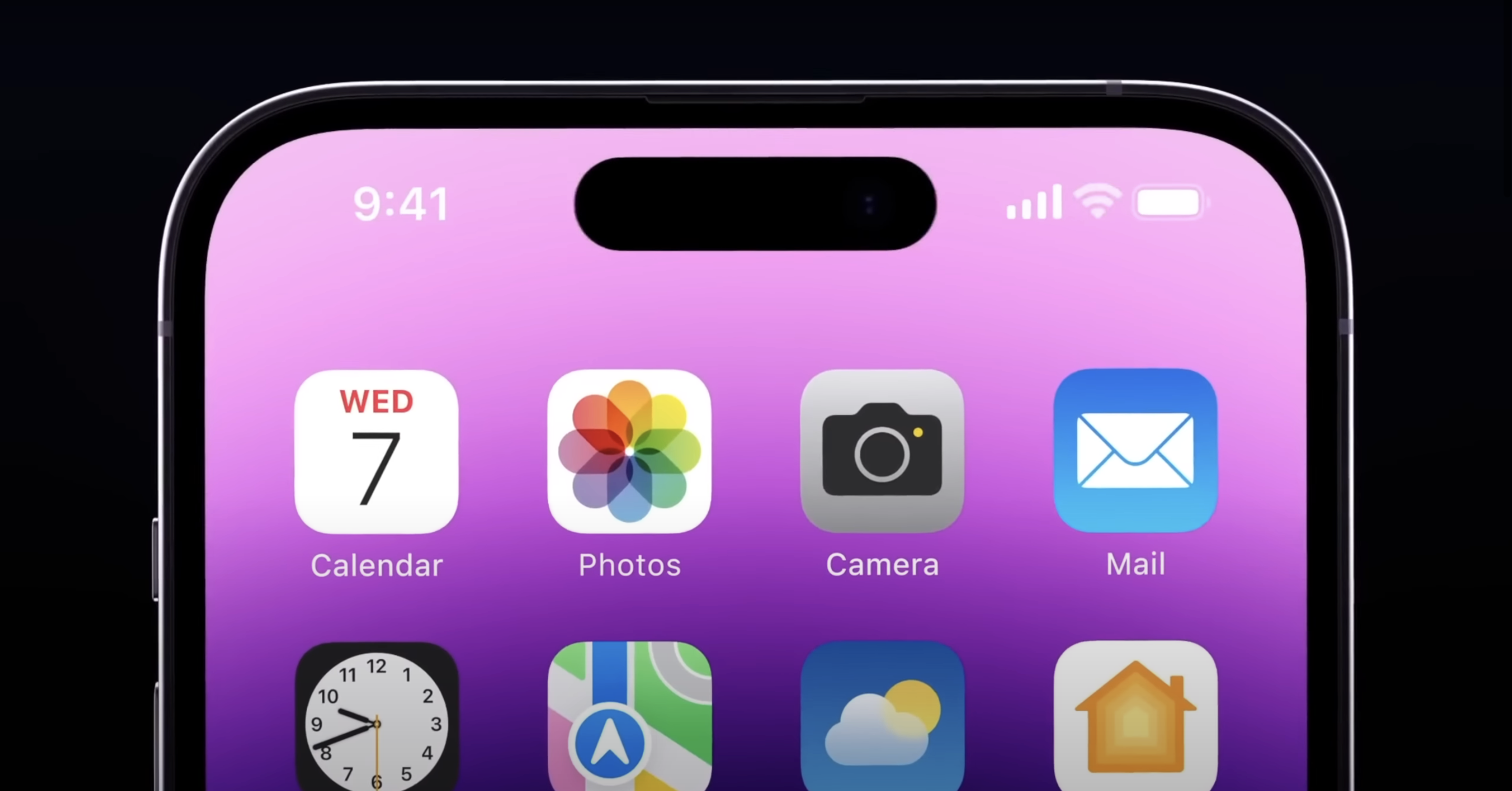 아이폰 다이내믹 아일랜드.