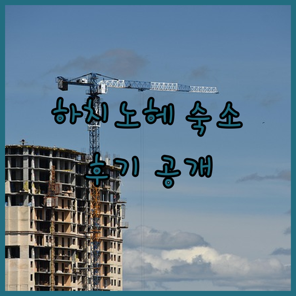 하치노헤 숙소 고민 끝! 역 바로 앞