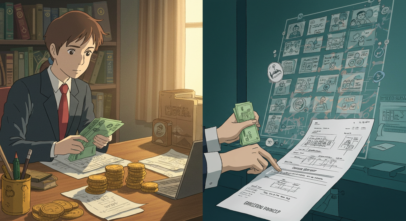 재정과 보험 조건 사이에서 고민하는 자영업자