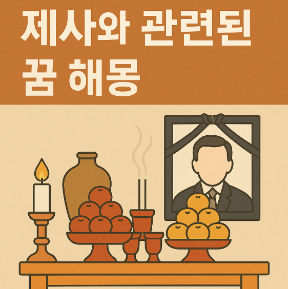 제사와 관련된 꿈 해몽
