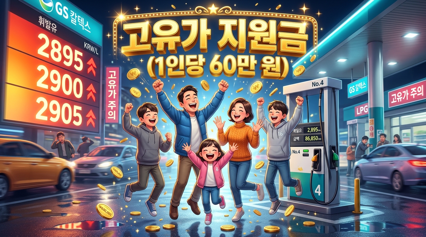 2026 고유가 피해지원금 1인당 최대 60만 원 신청 안내