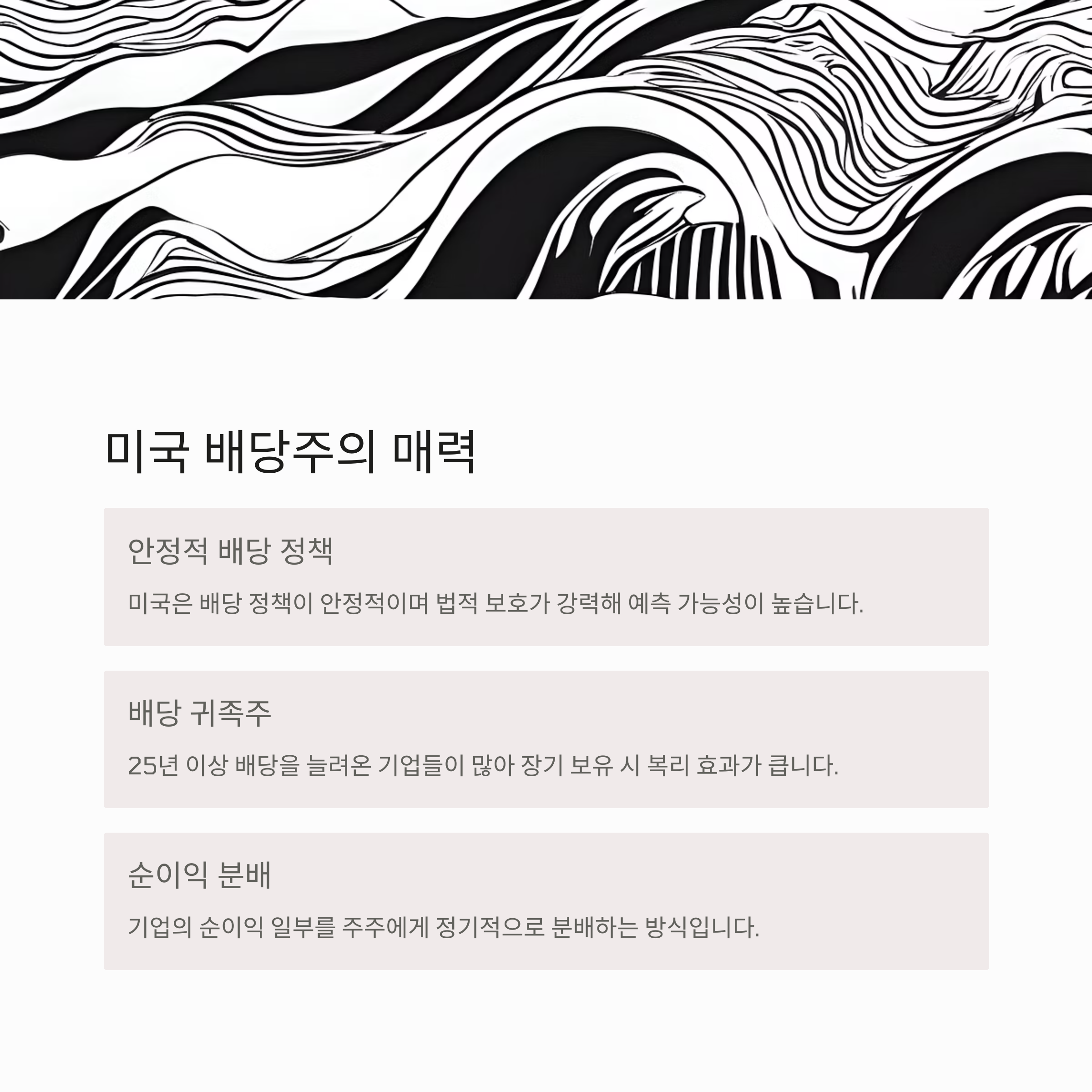 미국 배당주 투자 전략