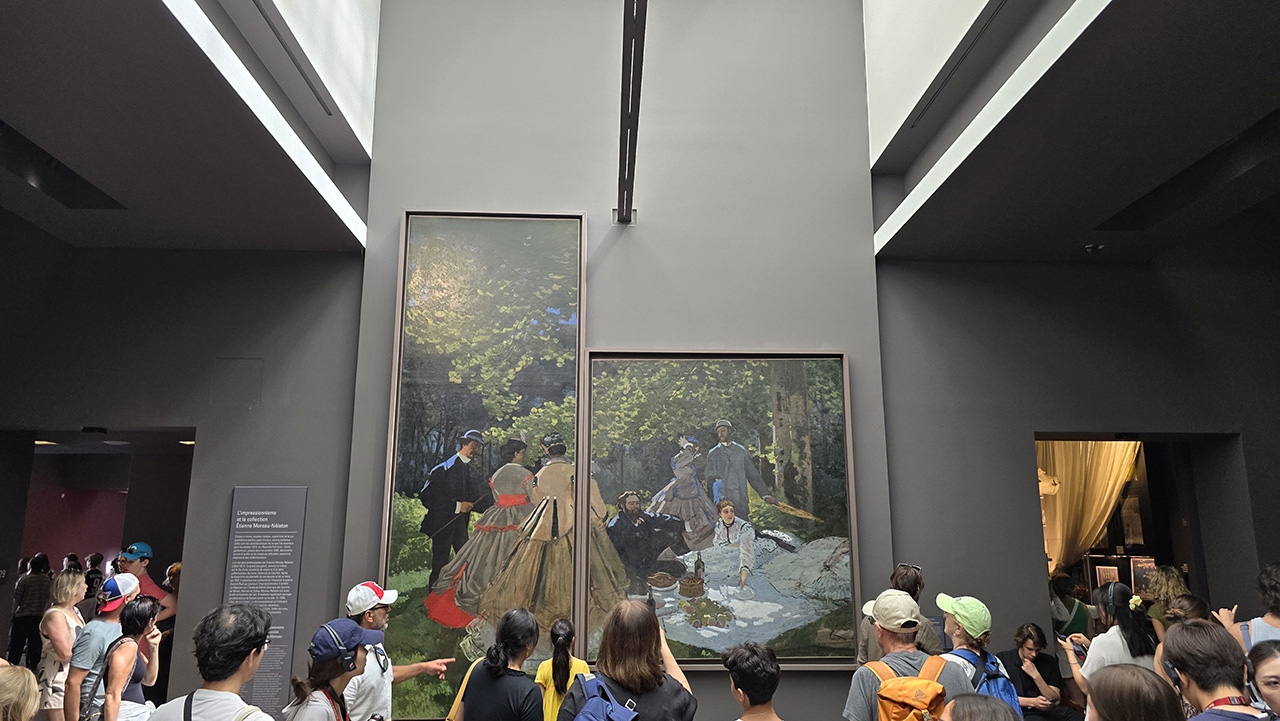 풀밭 위의 점심 식사, 클로드 모네