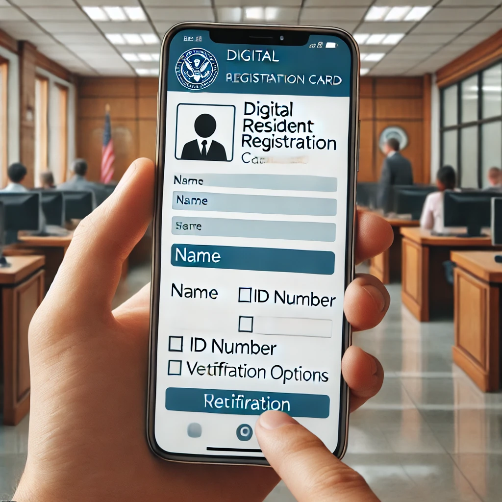 모바일 주민등록증 온라인 발급 방법