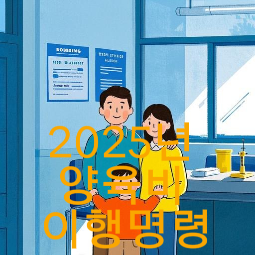 2025년 양육비 이행명령 완벽 가이드
