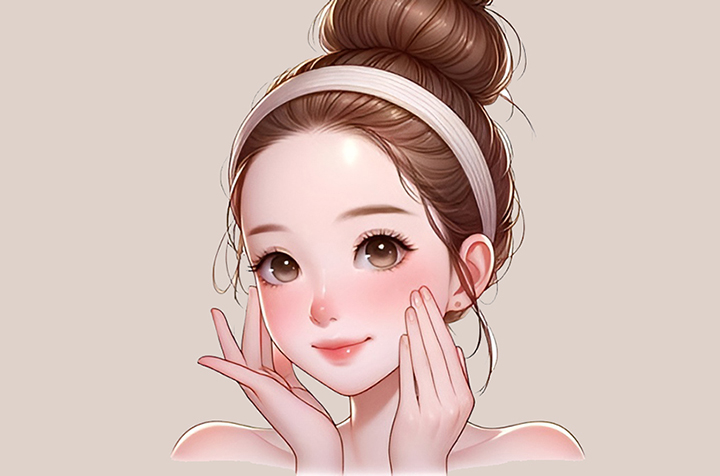 건강한-피부를-가진-여성