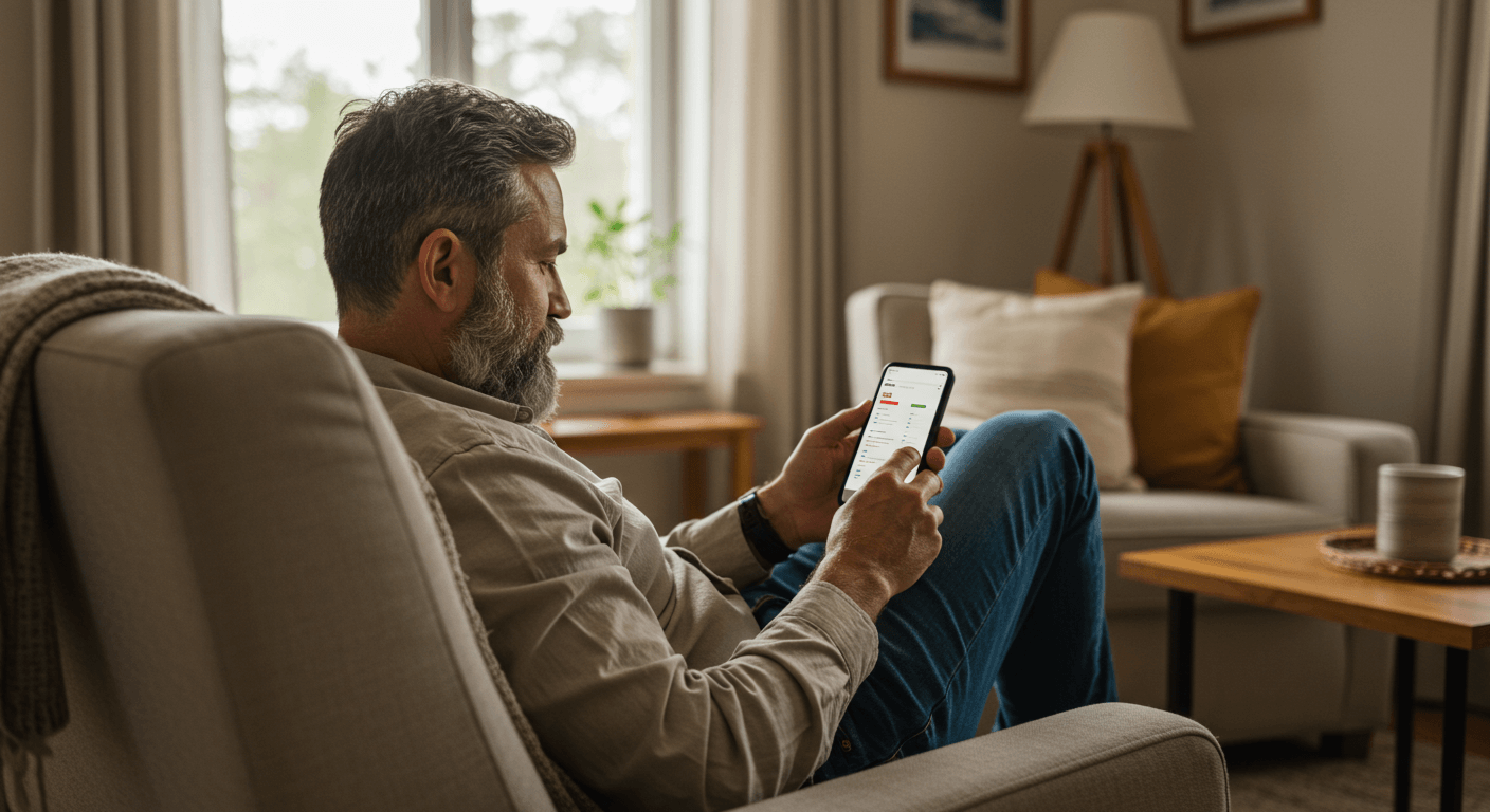  재테크 전략 실행 장면