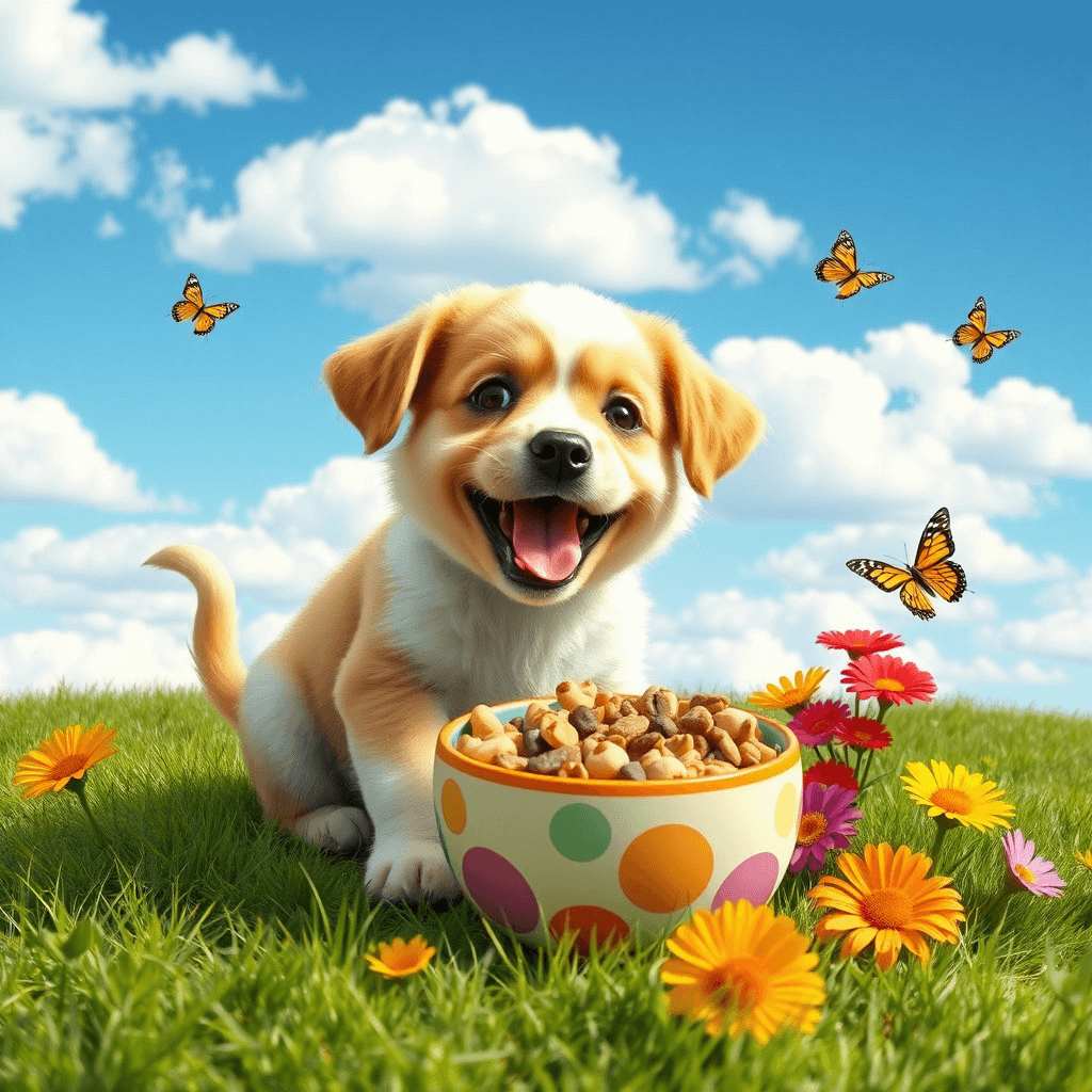 강아지가 웃는 꿈 해몽