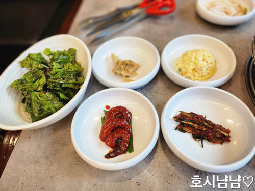 하남 화로구이 소요일 기본반찬 한상