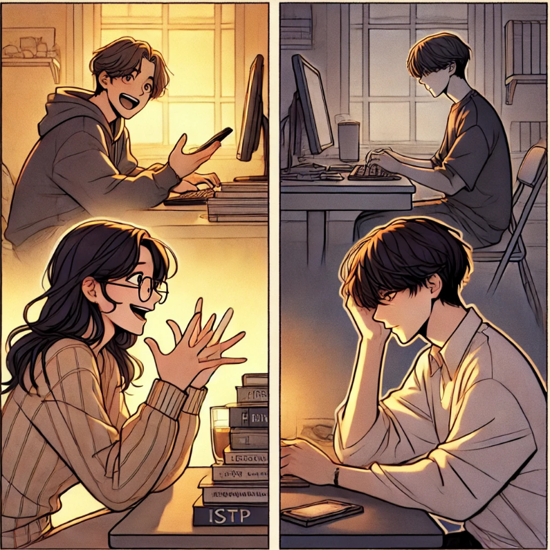 ENFJ유형 ISTP유형