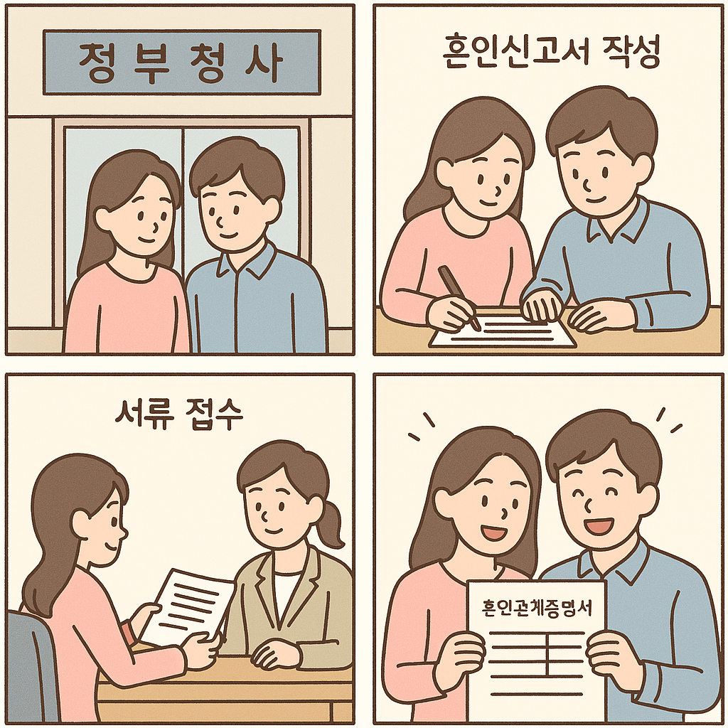 혼인신고 절차 및 준비서류 총정리