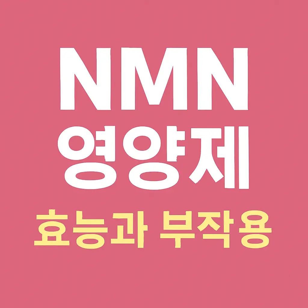 NMN 영양제 효능과 부작용, 추천제품