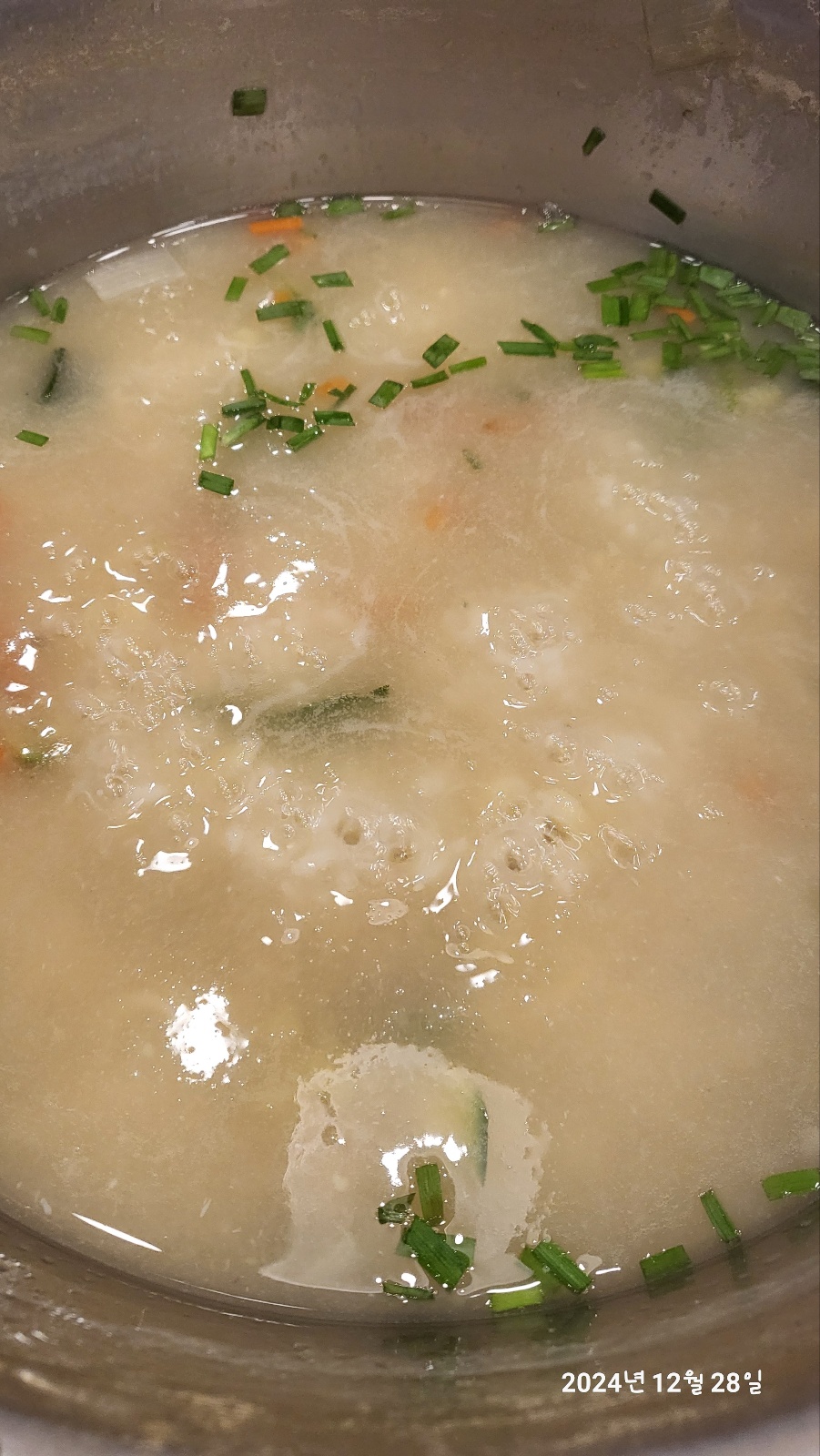 칼국수 마무리-죽 