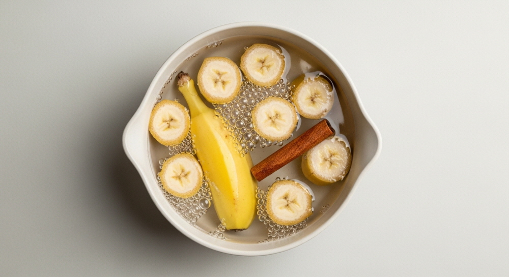 바나나 끓인 물 효능