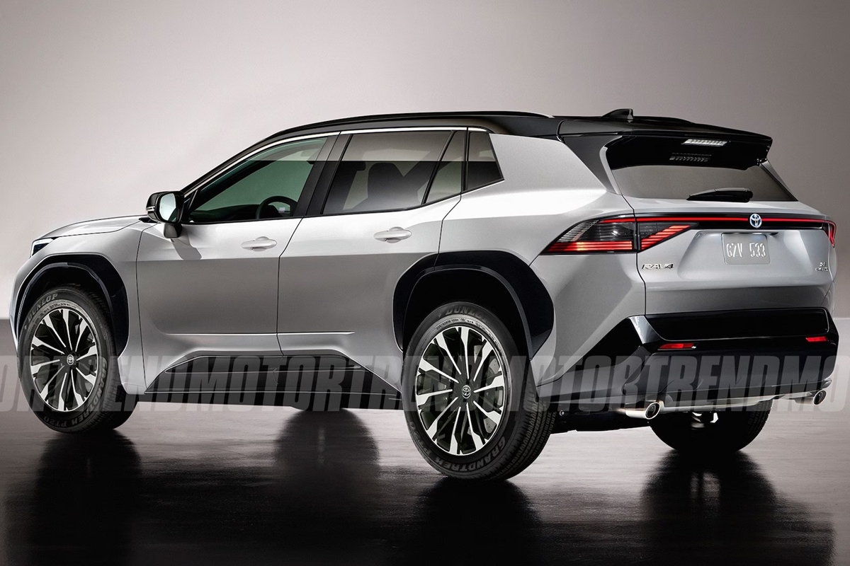 라브 4 차량 옆면 뒷면 사진