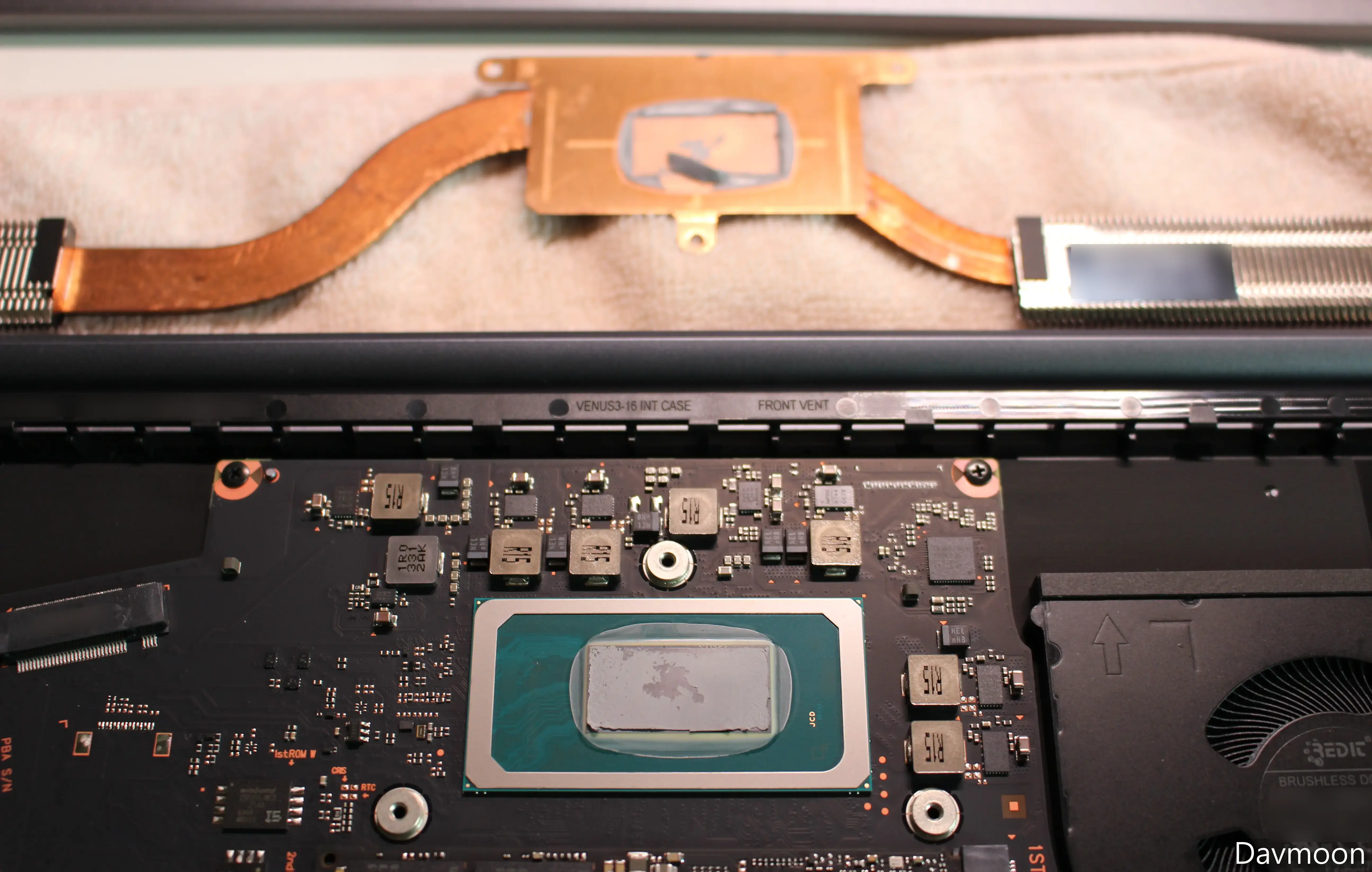 갤럭시 북4 PRO 히트싱크 분해