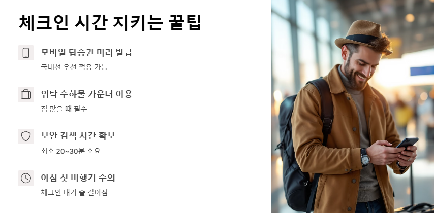 공항 체크인 시간 언제가 적당할까? 국내선·국제선 기준 총정리