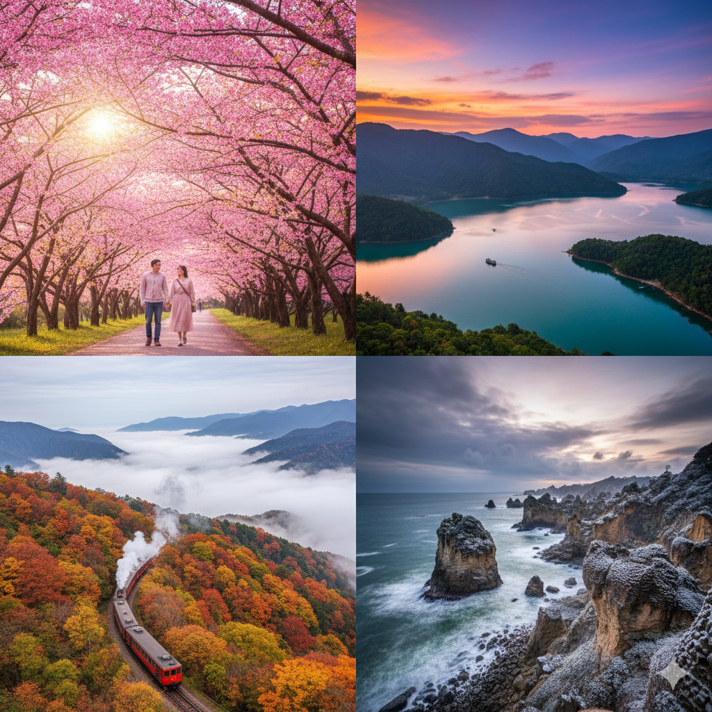 대만 사계절 여행 매력적인 이미지