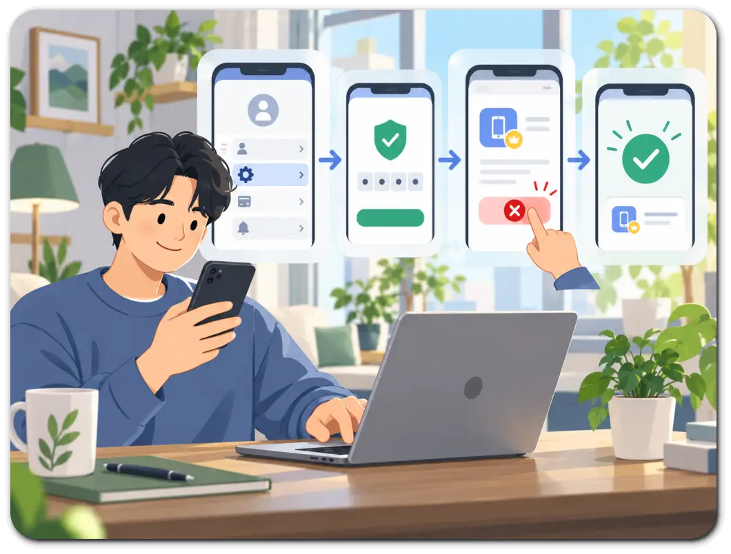 인포세이프박스-확인-해지-과정