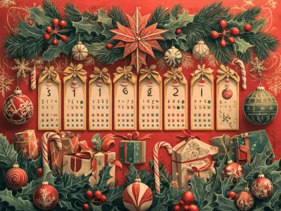 크리스마스 캘린더 제작법, 아이들과 함께 만드는 즐거움!_3