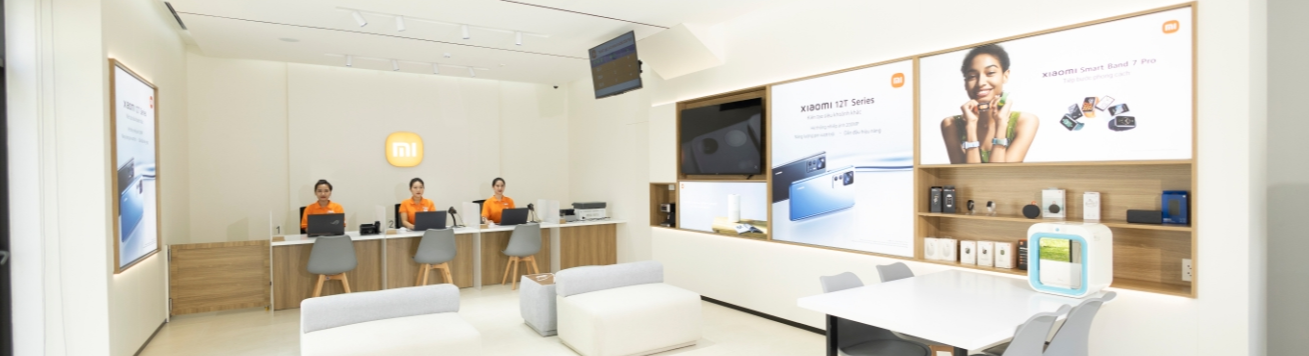 샤오미 서비스센터 안내 및 접수 흐름을 요약한 이미지