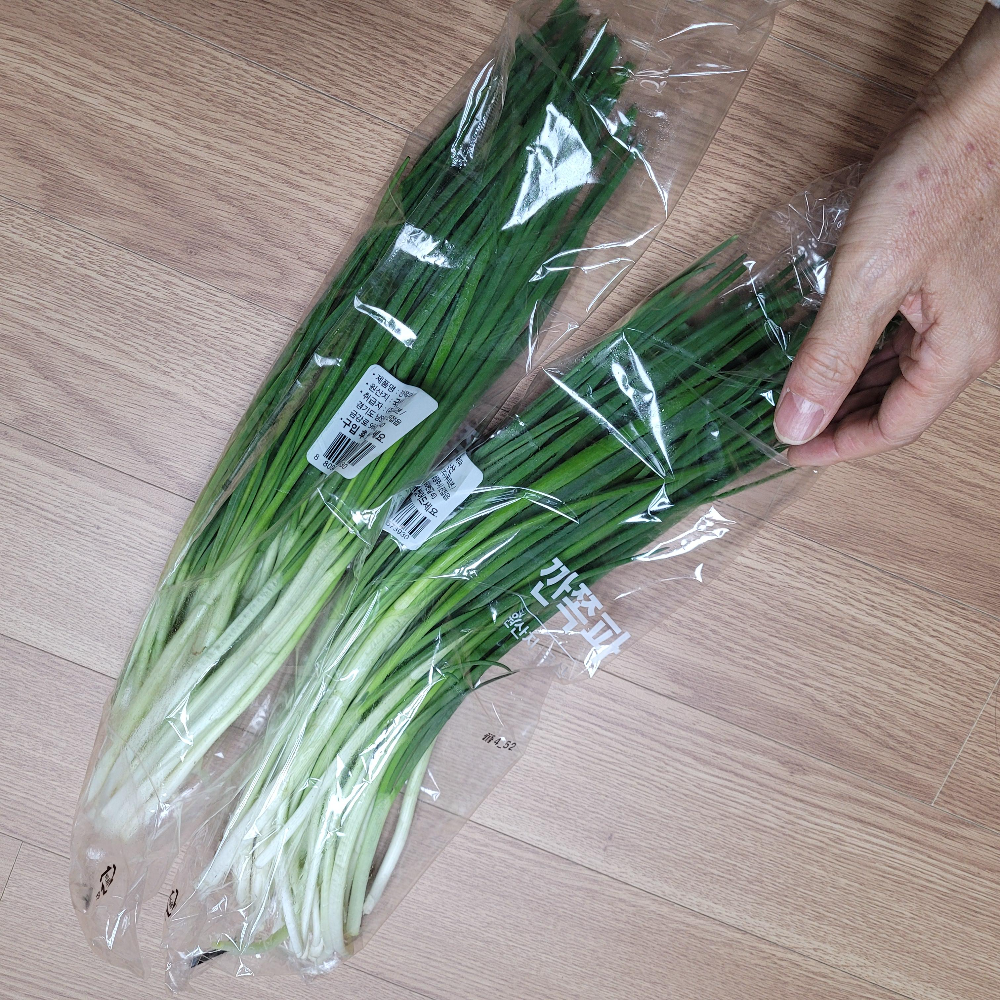 깐쪽파 1봉 장바구니 물가