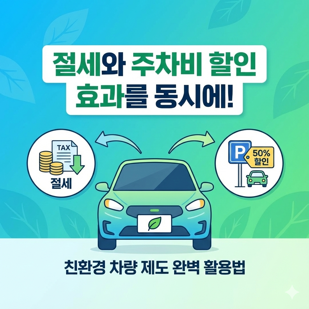 절세와 주차비 할인 효과를 동시에 누리는 친환경 차량 제도
