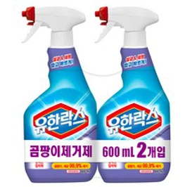 유한락스 곰팡이제거제&#44; 600ml&#44; 2개