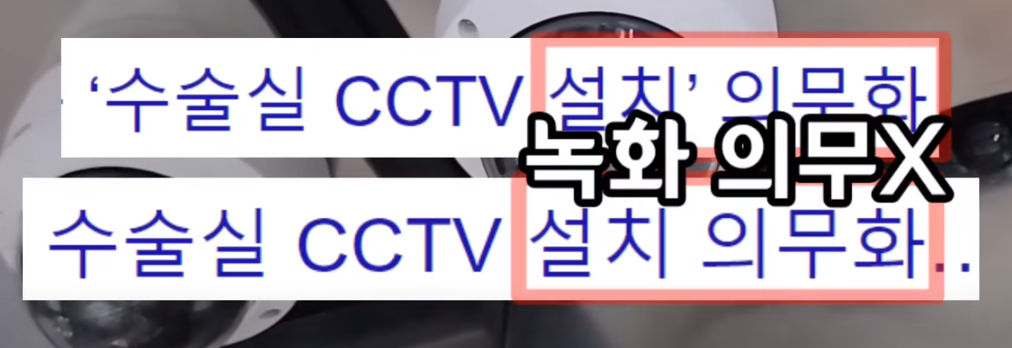 수술실 CCTV법