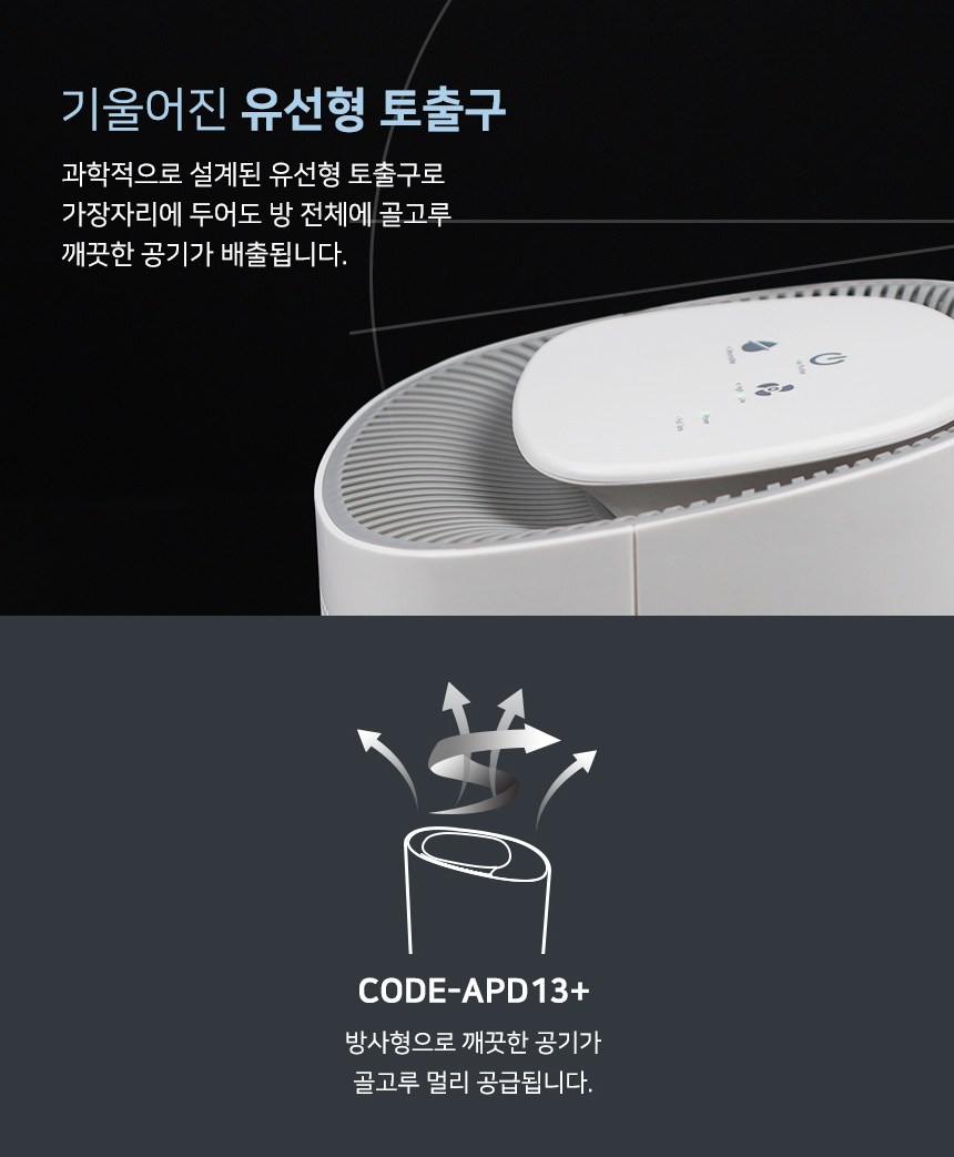 코드26 공기 청정 제습기 CODE-APD13+ 20㎡ 7