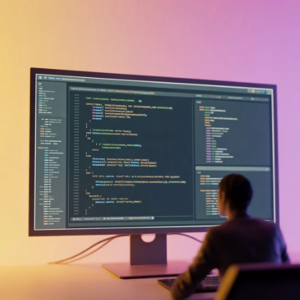CUDA의 등장 개발하고 있는 개발자 예시 이미지