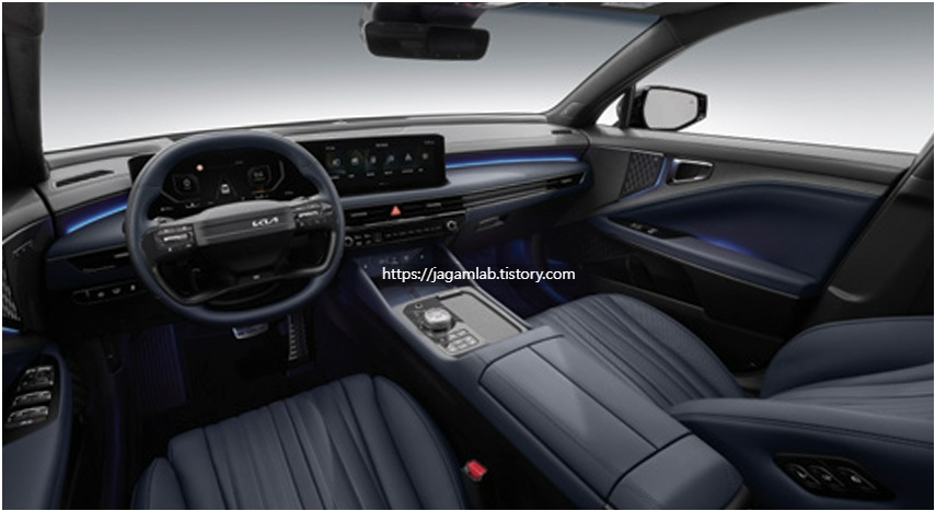 2026 K8 딥씨 네이비 투톤 내장 컬러