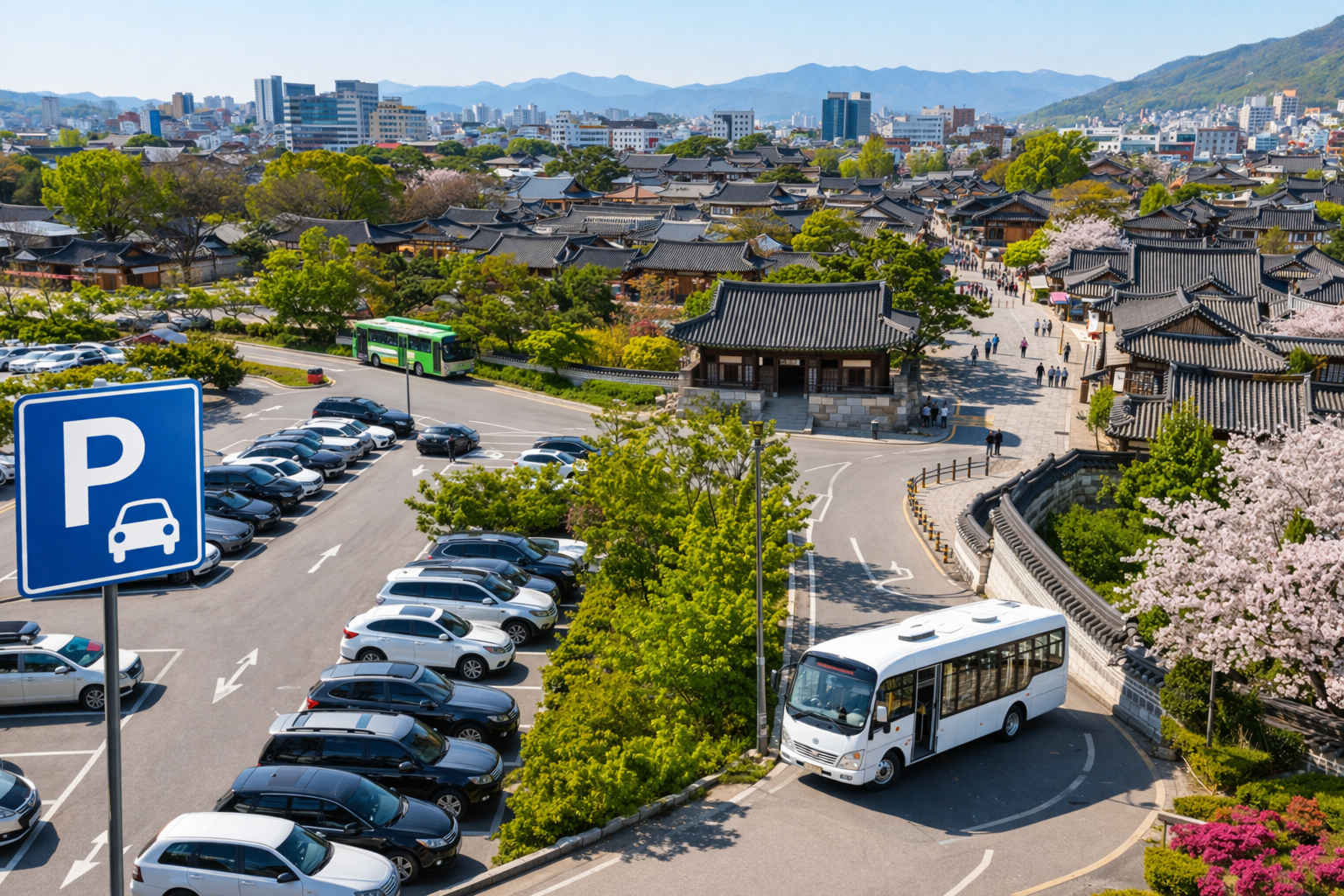 전주 한옥마을 주차장 총정리 (위치&middot;요금&middot;주말 꿀팁&middot;무료주차까지 완벽정리) 관련 사진