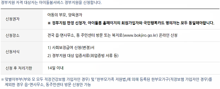 정부 지원 육아 도우미9