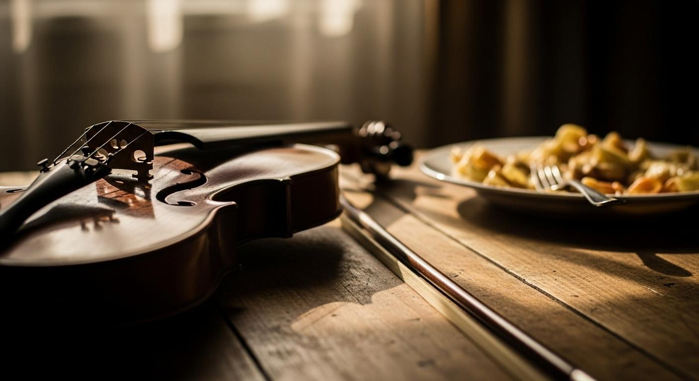 식욕 떨어지는 바이올린 소리